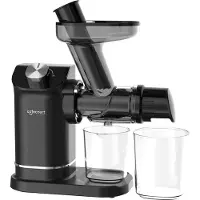 Safecourt Kitchen Entsafter - Für Gemüse und Obst - 300ml - Schwarz