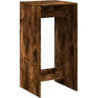 vidaXL Bartisch Räuchereiche 51x50x103,5 cm Holzwerkstoff