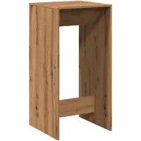 vidaXL Bartisch Artisan-Eiche 51x50x103,5 cm Holzwerkstoff