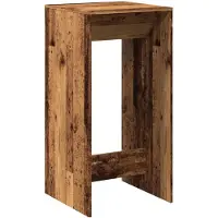vidaXL Bartisch Altholz-Optik 51x50x103,5 cm Holzwerkstoff