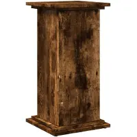 vidaXL Postament mit Stauraum Räuchereiche 31x30x60 cm Holzwerkstoff