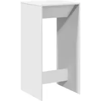vidaXL Bartisch Weiß 51x50x103,5 cm Holzwerkstoff