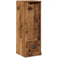vidaXL Highboard Altholz-Optik 36x35,5x103,5 cm Holzwerkstoff
