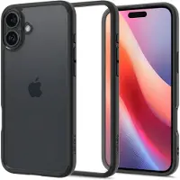 Spigen Apple iPhone 16 Plus Hülle - Kunststoff - - Backcover/Hard Case - Schwarz
