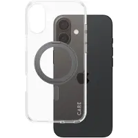CARE by PanzerGlass CARE by - Case - Transparent Black - MagSafe - iPhone 16 Plus