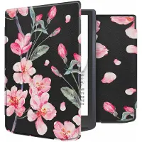 IMoshion Design Slim Soft Case Sleepcover für das Pocketbook InkPad Color 3 / InkPad 4 - Blossom