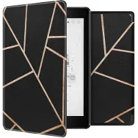 IMoshion Design Slim Hard Case Klapphülle für das Kobo Aura One - Black Graphic