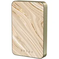 Burga Magnetische Powerbank 5.000 mAh - Geeignet für MagSafe und Qi2 - Full Glam / Gold