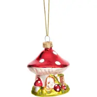 Sass & Belle Pilz-Wichtelhaus Weihnachtskugel -