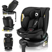 Lionelo Kindersitz Navy - I-Size - Easy Turn Basis - Black Onyx LO-NAVY I-SIZE BLACK