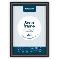 Europel Klapprahmen »Premium« DIN A3 25 mm schwarz, 32.8x45.1x1.1 cm
