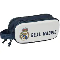 Safta Real Madrid 3d Double Mäppchen Weiß,Blau Mann Weiß,Blau One Size