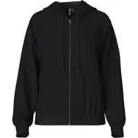 Pieces Pcchilli Hoodie Mit Reissverschluss | Schwarz | L