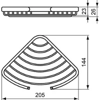 Ideal standard Eck-Seifenkorb Connect chrom A9157AA