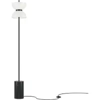 Maytoni LED Stehleuchte Kyoto in Schwarz und Weiß 11W 1300lm