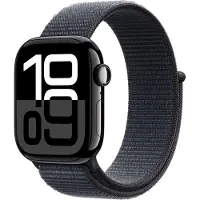Apple Watch Series 10 GPS + Cellular 42mm - Jet Black Aluminium Case with Ink Sport Loop