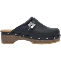 Scholl Clog Pescura Clog 50 Cork Leather Damen Black-Schuhgröße 40