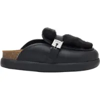 Scholl Clog Kendall Synthetic Fur Damen Black-Schuhgröße 40