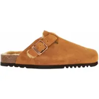 Scholl Clog Herren Olivier F New Suede Sa Herren Cognac-Schuhgröße 42