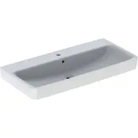 Geberit Aufsatzwaschbecken Renova Plan 100 cm weiß mit KeraTect Spezialglasur 501729008