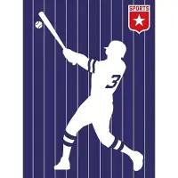 Living Walls Fototapete "ARTist Baseball" Vlies, Wand, Schräge