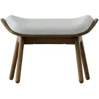 UMAGE - The Reader Ottoman, Eiche dunkel / sterling