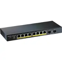 Zyxel GS1900-10HP, Managed, L2, Gigabit Ethernet (10/100/1000), Power over Ethernet (PoE), Wandmontage