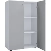 VCM Büroschrank LonaXLDT weiss