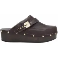 Scholl Clog Withney Leather T Damen Dark Brown-Schuhgröße 38