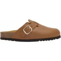 Scholl Clog Fae New Leather Damen Cognac-Schuhgröße 41