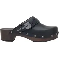 Scholl Clog Pescura Robin N F Leather T Damen Black-Schuhgröße 42