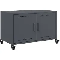 vidaXL TV-Schrank Anthrazit 68x39x43,5 cm Kaltgewalzter Stahl
