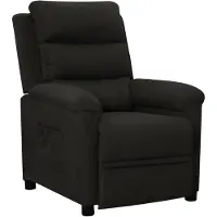 vidaXL Relaxsessel Schwarz Stoff