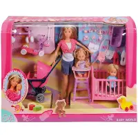 Steffi Love Puppe mit 3 Babys