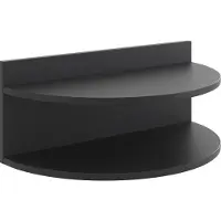 Vicco Nachttisch "Axel", Schwarz, 58.5 x 24 cm