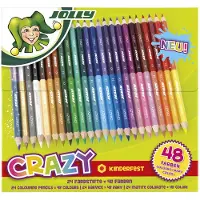 Super Merchant 24 Supersticks Crazy Buntstifte farbsortiert