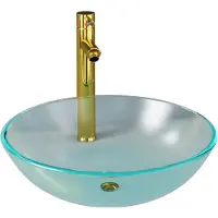 vidaXL Badezimmer Waschbecken Wasserhahn Ablaufgarnitur aus Mattiertem 3098446