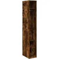 vidaXL Kleiderschrank Räuchereiche 30x50x200 cm Holzwerkstoff