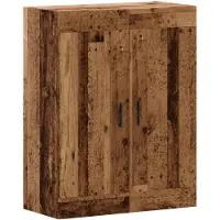 vidaXL Wandschrank Altholz-Optik 69,5x34x90 cm Holzwerkstoff