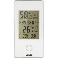 Alecto WS-75 - Digitales Thermometer / Hygrometer, weiß