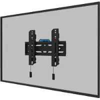 NeoMounts WL30S-850BL12 TV-Wandhalterung 24-65" - fest - abschließbar - schnelle Installation, 61 cm (24"), 165,1 cm (65"), 50 x 50 mm, 200 x 200 mm, Stahl, Schwarz