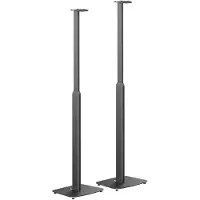 My Wall Belastung: 5 kg, Höhe: 700 - 1270 mm, Inhalt: 2 Stück, schwarz