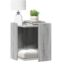 vidaXL Katzenklo Grau Sonoma 42x42x51 cm Holzwerkstoff