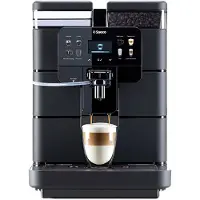 Saeco Kaffeevollautomat New Royal OTC, für Bohnen, 1400 W, bis 2,5 l/600 g, One Touch Cappuccino-Funktion, höhenverstellbarer Auslauf, USB, schwarz
