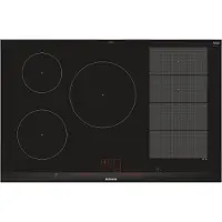 Siemens EX875LVC1E, Schwarz, Edelstahl, Integriert, Zonen-Induktionskochfeld, Glaskeramik, 5 Zone(n), 5 Zone(n)