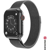 Swissten Mesh band for apple watch 38-40 mm black
