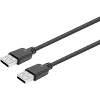 VivoLink PROUSBAA15, 15 m, USB A, USB A, USB 2.0, Schwarz