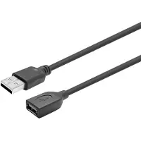 VivoLink PROUSBAAF20, 20 m, USB A, USB A, USB 2.0, Schwarz