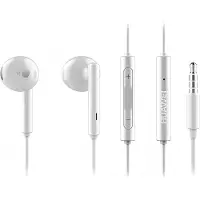 Huawei AM116, Kabelgebunden, Anrufe/Musik, 15 g, Kopfhörer, Silber, Weiß
