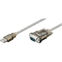 Microconnect USB Typ-A – D-Sub 9 Pol